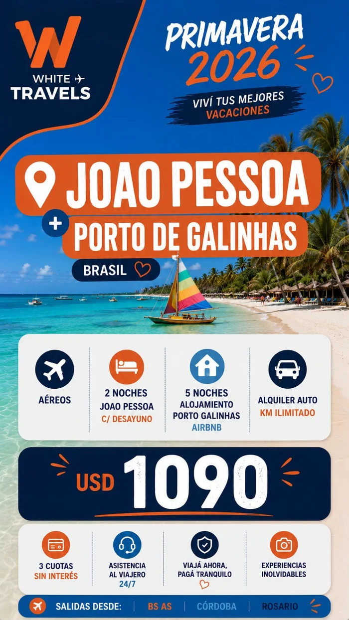 João Pessoa + Porto de Galinhas, Brasil