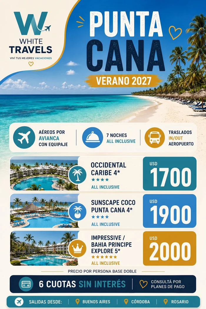 Punta Cana - Verano 2027